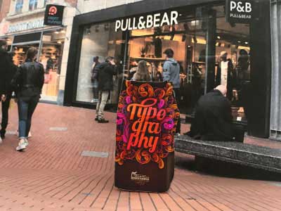 Graphic in public space